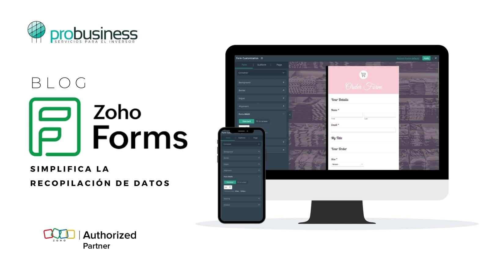 Zoho Forms: Simplifica la recopilación de datos